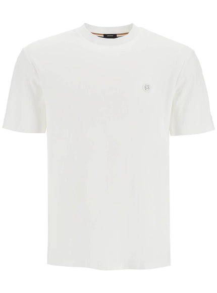 Boss t-shirt with double monogram patch