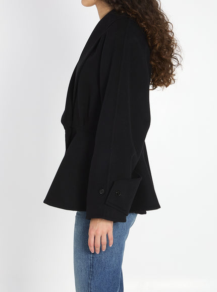 Chloe Short Coat With Ruffles