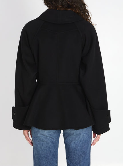 Chloe Short Coat With Ruffles