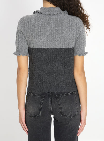 Chloe Wool And Cashmere Polo Shirt