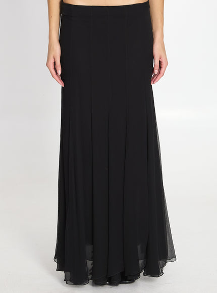 Chloe Flowy Maxi Skirt Black