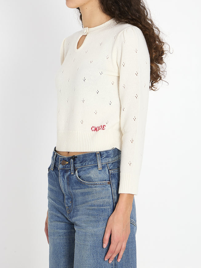Chloe Wool And Cashmere Sweater