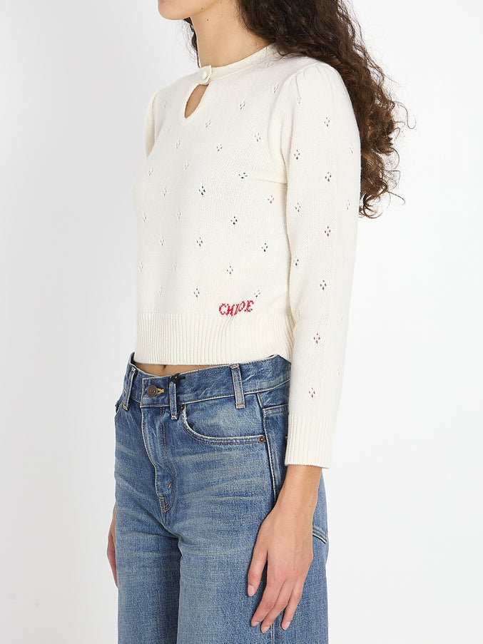 Chloe Wool And Cashmere Sweater