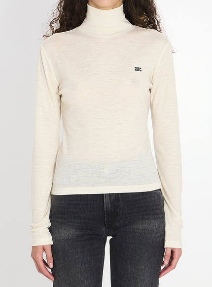Celine Turtleneck Top Cream