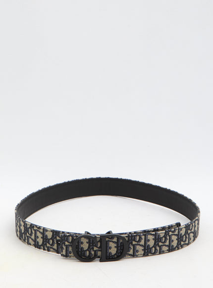 Dior Homme Dior Oblique Reversible Belt Multicolor