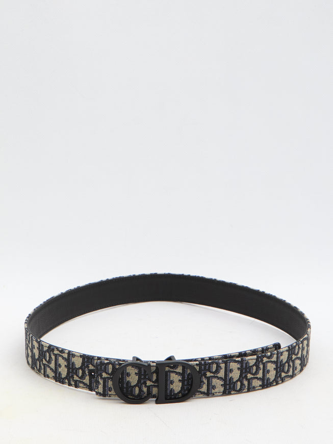 Dior Homme Dior Oblique Reversible Belt Multicolor