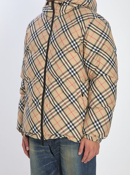 Burberry Reversible Check Puffer Jacket