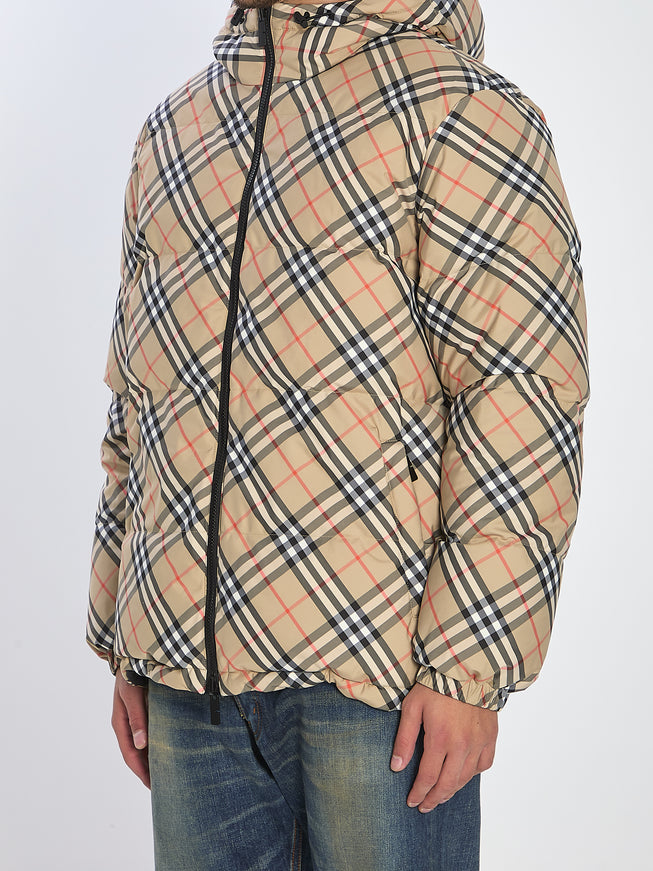 Burberry Reversible Check Puffer Jacket