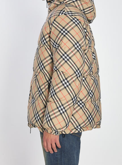 Burberry Reversible Check Puffer Jacket