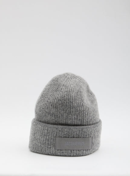 Jacquemus Gros Grain Beanie QT Grey