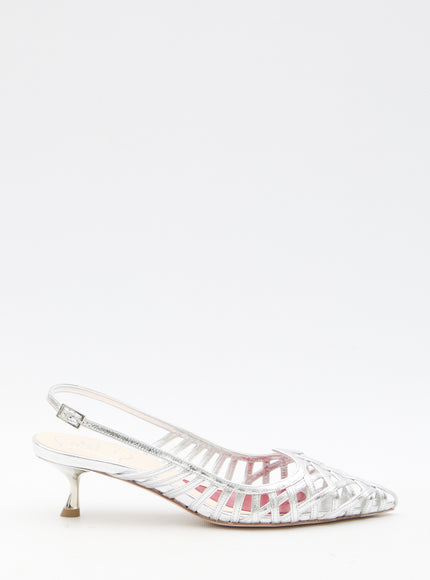 Roger Vivier I Love Vivier Multistrap Slingback Silver