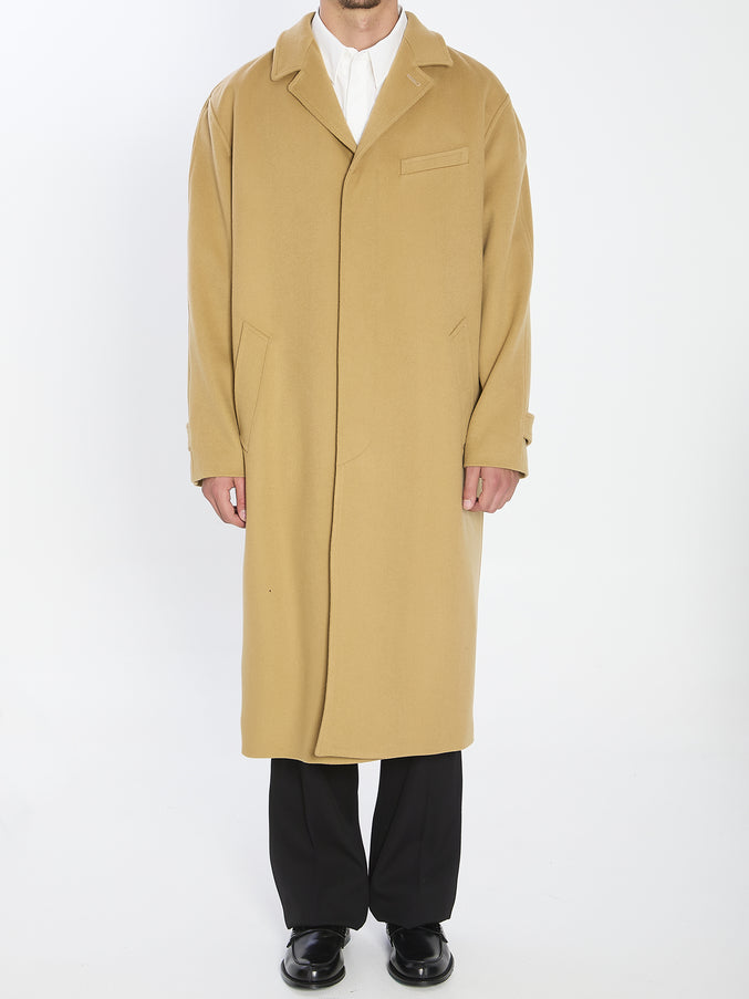 Celine Wool Coat Beige