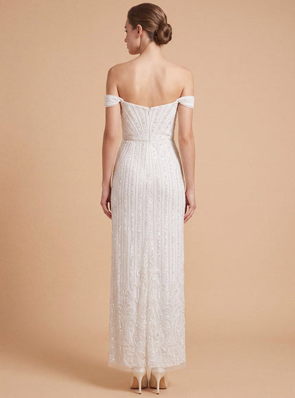 Lara New York Off Shoulder Corset Gown