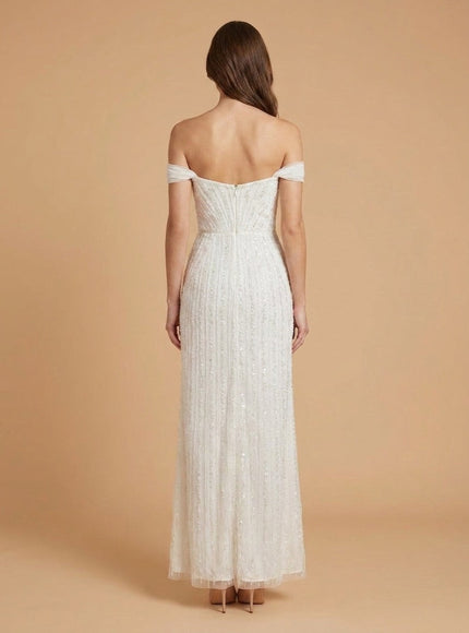 Lara New York Off Shoulder Corset Gown
