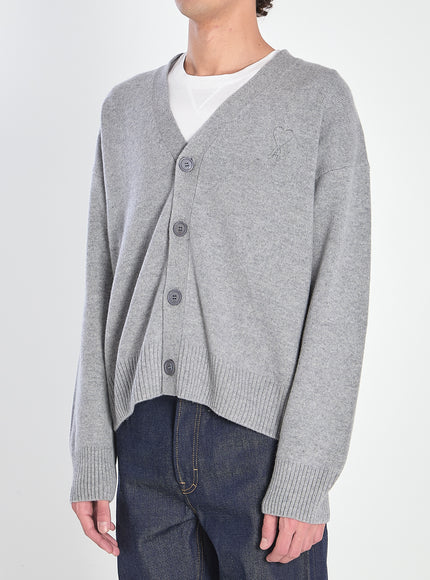 Ami Paris Ami De Coeur Cardigan