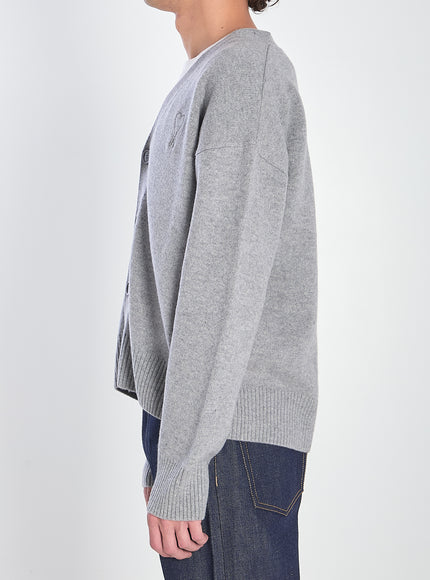 Ami Paris Ami De Coeur Cardigan