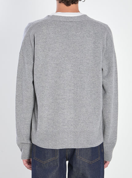 Ami Paris Ami De Coeur Cardigan