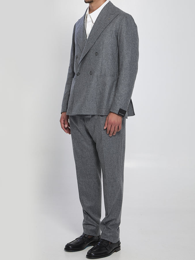 Tagliatore Double-breasted Flannel Suit