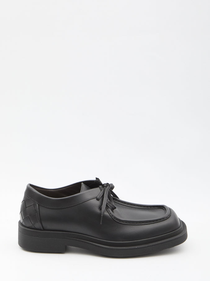 Bottega Veneta Ben Lace-up Shoes Black
