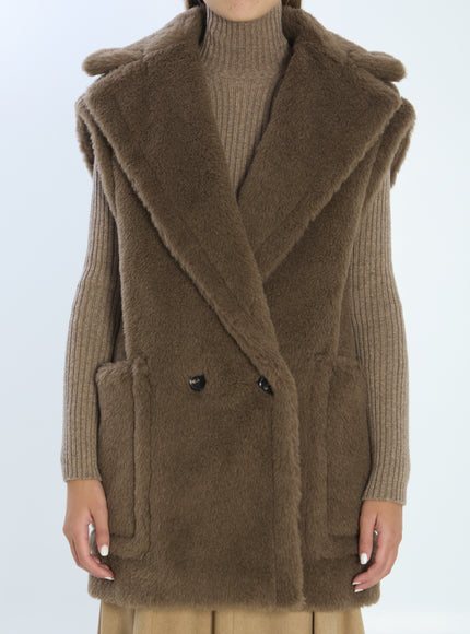 Max Mara Teddy Vest Brown