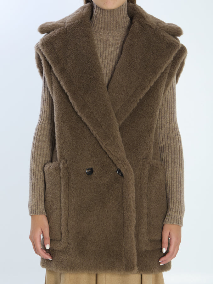 Max Mara Teddy Vest Brown