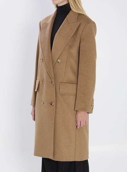 Max Mara Double-breasted Camel Coat
