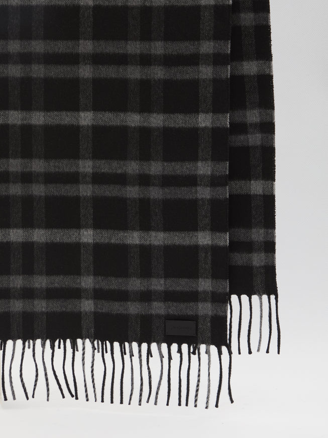 Saint Laurent Tartan Scarf