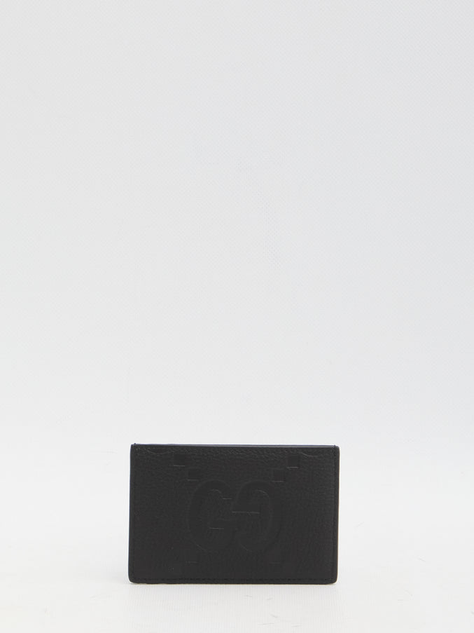 Gucci Maxi Gg Card Holder QT Black