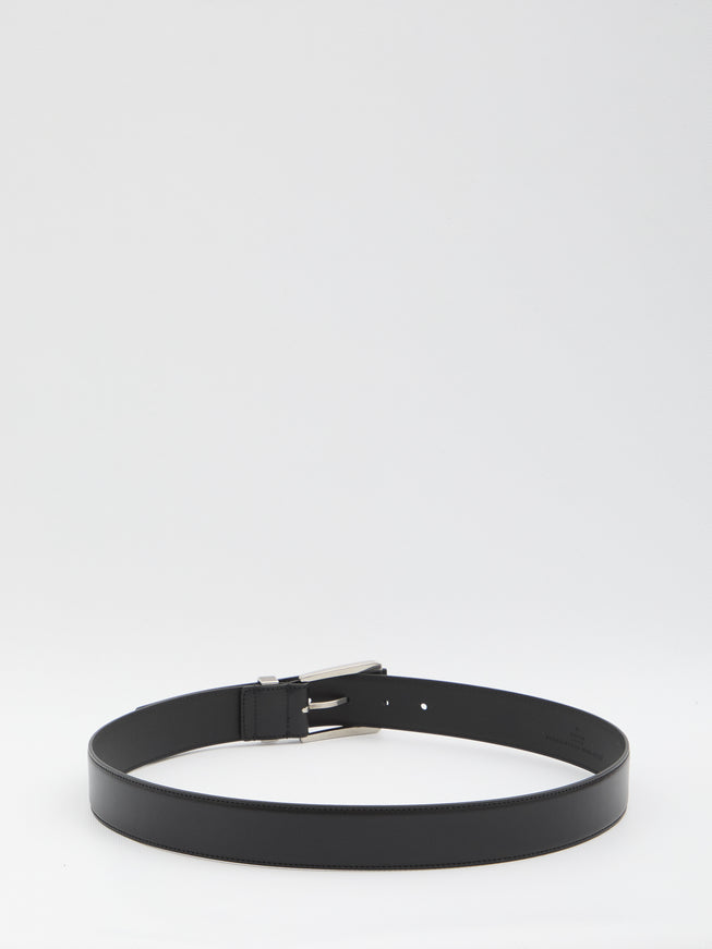 Gucci Belt With Squared Buckle Black