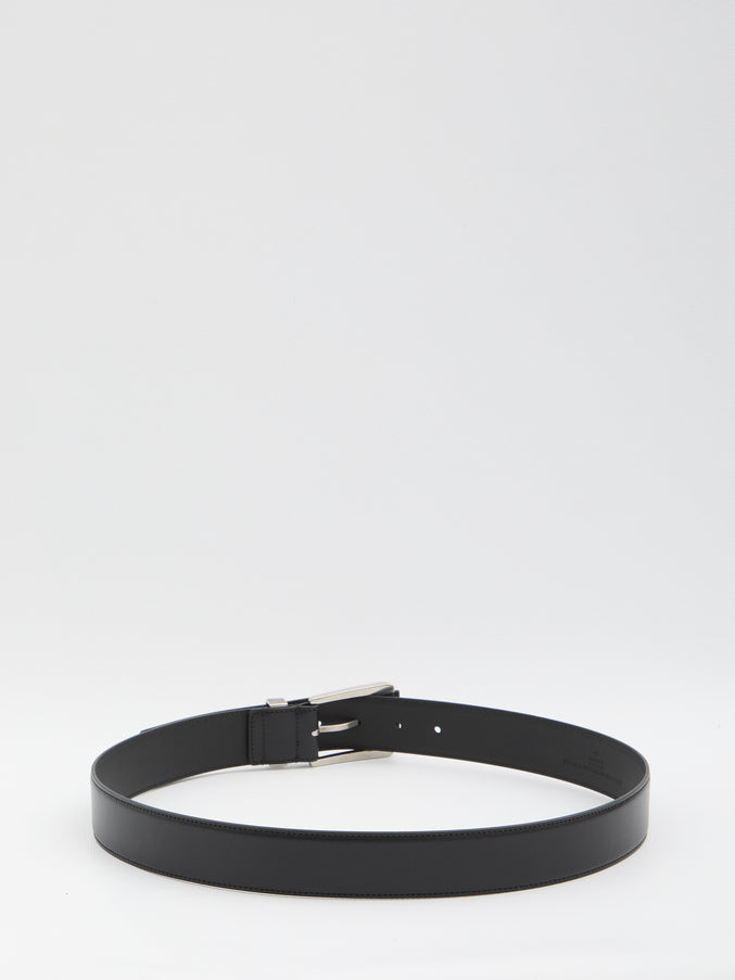 Gucci Belt With Squared Buckle Black