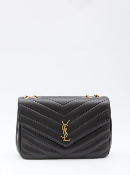 Saint Laurent Large Loulou Bag QT Black