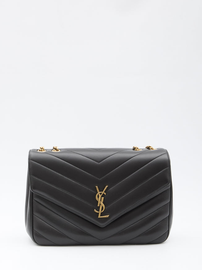 Saint Laurent Large Loulou Bag QT Black