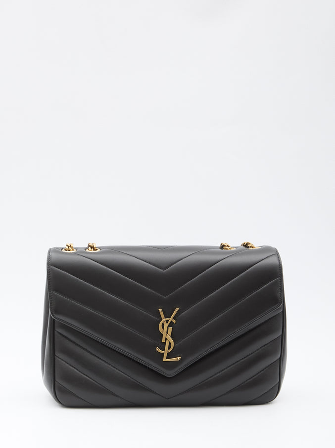 Saint Laurent Large Loulou Bag QT Black