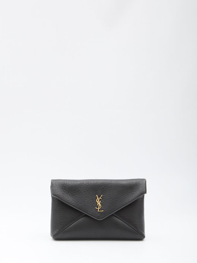 Saint Laurent Envelope Cross-body Large Bag QT Black