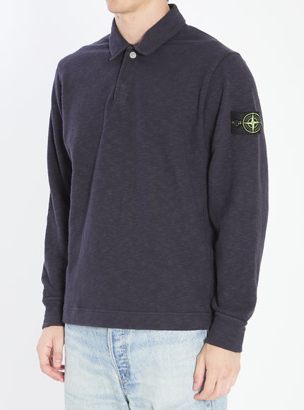 Stone Island Long-sleeve Polo Shirt