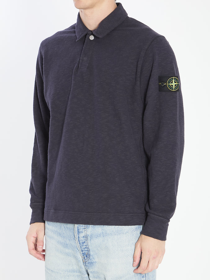 Stone Island Long-sleeve Polo Shirt