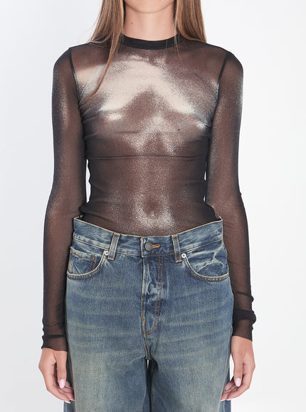 Jean Paul Gaultier Body Dust Top Black
