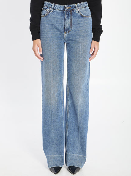 Dolce & Gabbana Five-pocket Trousers Blue