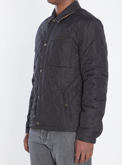 Burberry Reversible Overshirt In Quilted Nylon