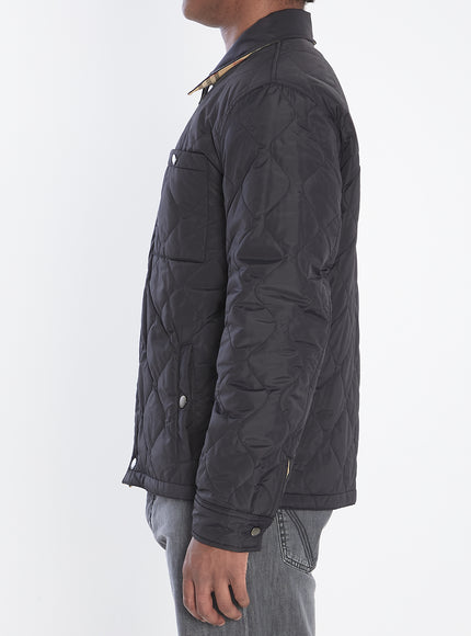 Burberry Reversible Overshirt In Quilted Nylon