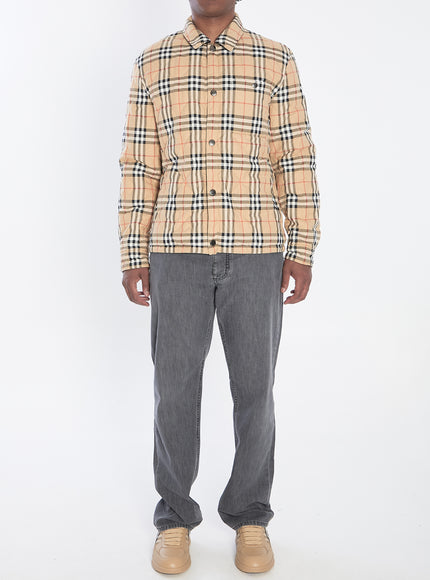 Burberry Reversible Overshirt In Quilted Nylon