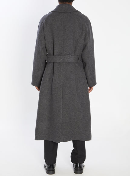Saint Laurent Long Coat In Cashmere