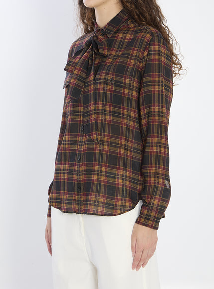 Saint Laurent Lavallière Cassandre Shirt