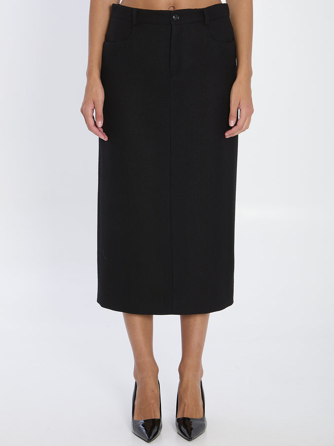 Celine Pencil Skirt Black