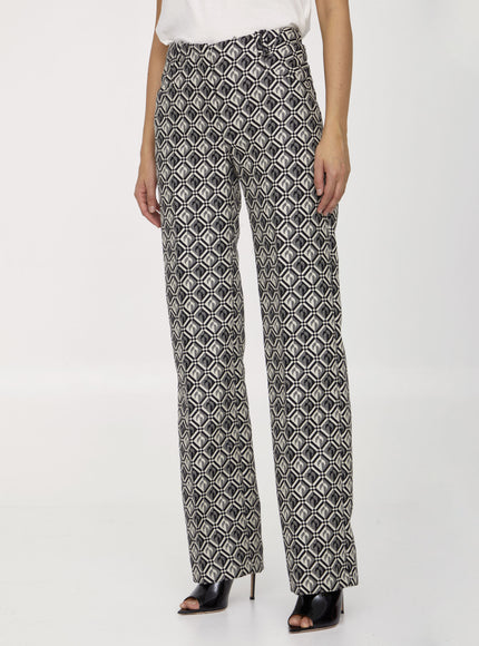 Marine Serre Moon Diamant Trousers