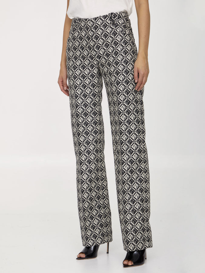 Marine Serre Moon Diamant Trousers