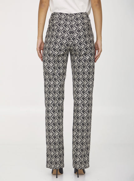 Marine Serre Moon Diamant Trousers