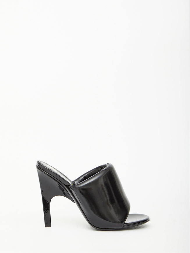 The Attico Black Rem Sandals Black