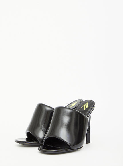 The Attico Black Rem Sandals