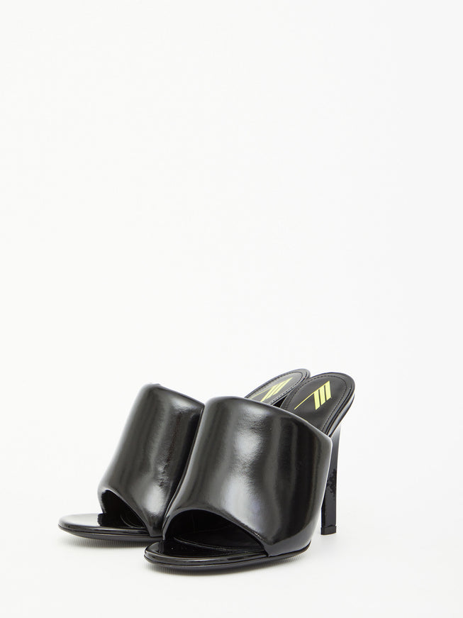 The Attico Black Rem Sandals